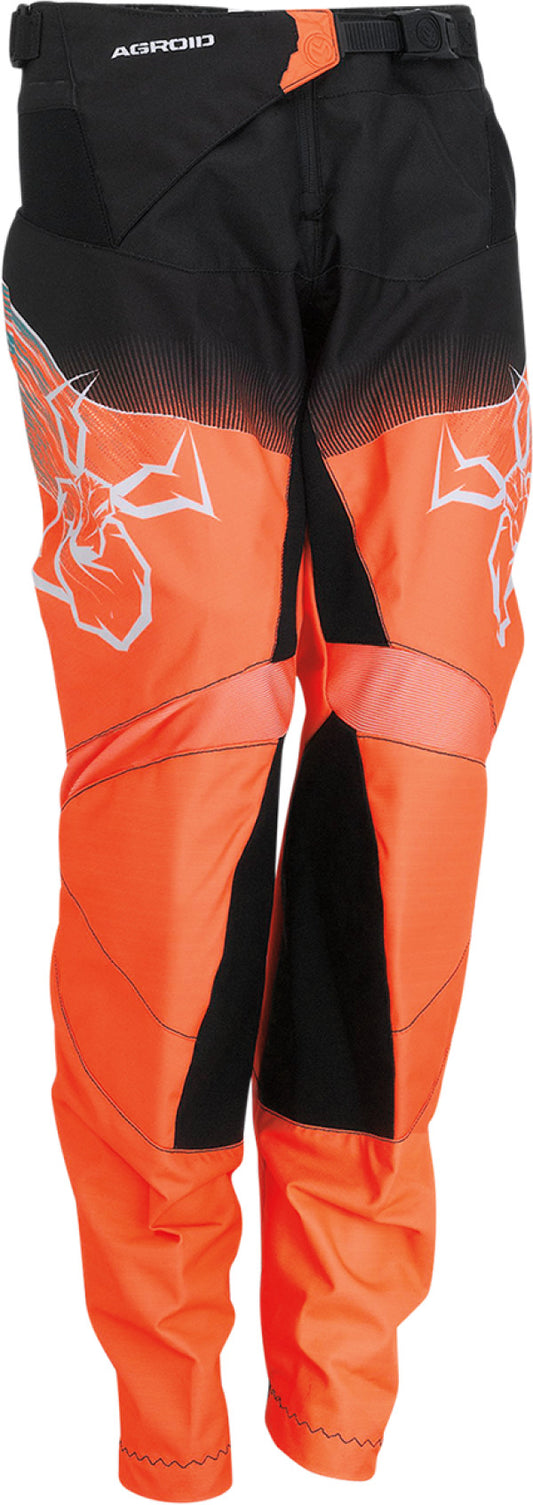 Pantalon MOOSE RACING Agroid Youth - Azul Verde/Naranja/Negro