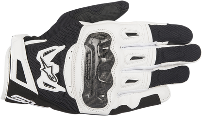 Guantes Alpinestars SMX-2 Air Carbon V2 - Blanco/Negro