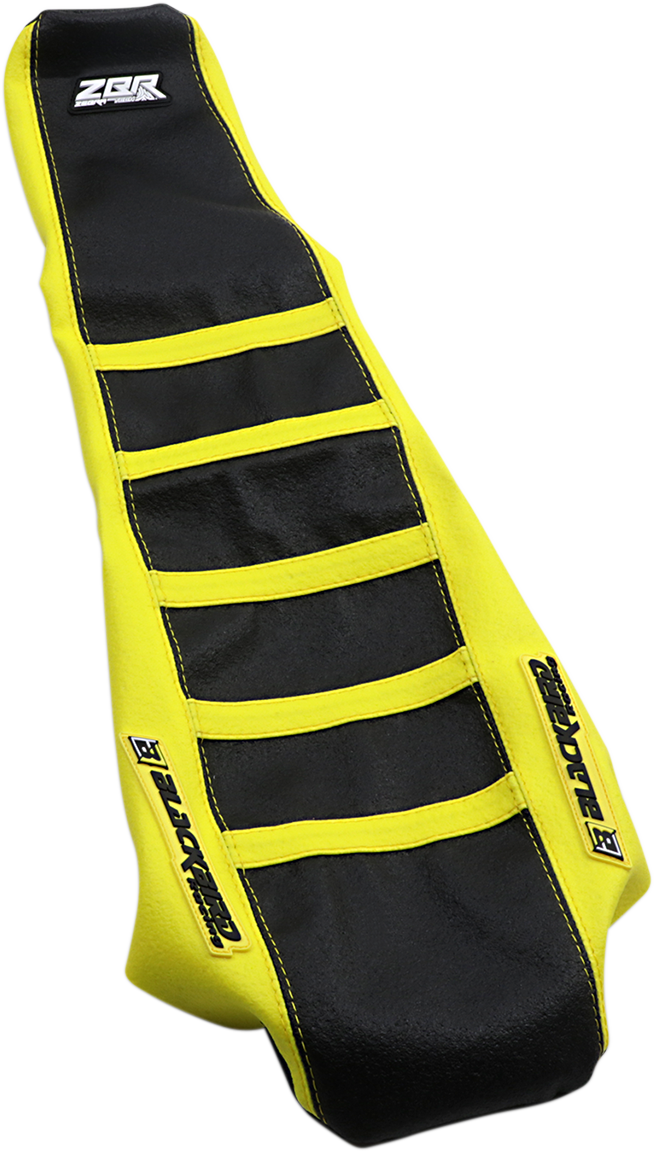 Zebra Seat Cover - Gripper - Black/Yellow