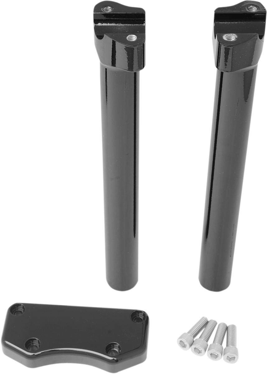 Elevadores y Abrazadera de Manillar Buffalo 12" Negro