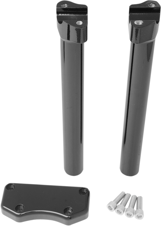 Elevadores y Abrazadera de Manillar Buffalo 12" Negro