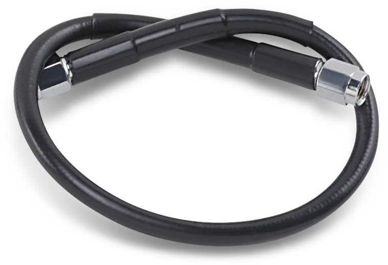 Universal Brake Line - Black - 16"