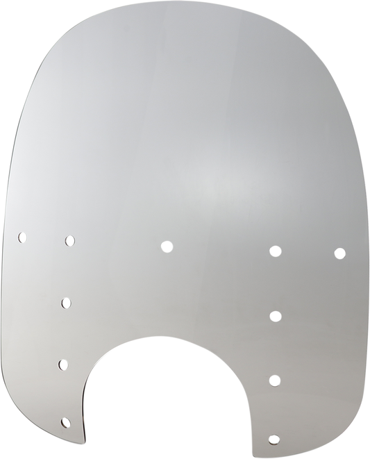 Fats Windshield - 19" - 9" Headlight Cutout - Solar - Plastic