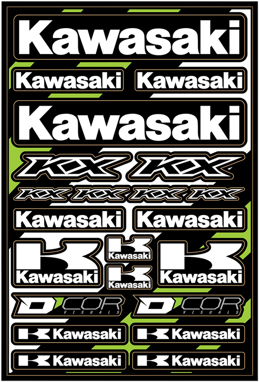 Decal Sheet - Kawasaki Cor2
