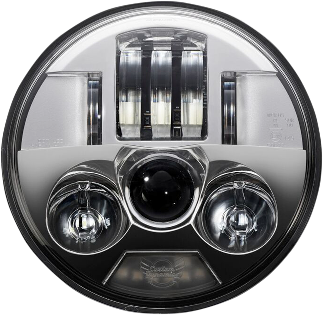 ProBEAM LED Headlamp 5.75" - Chrome