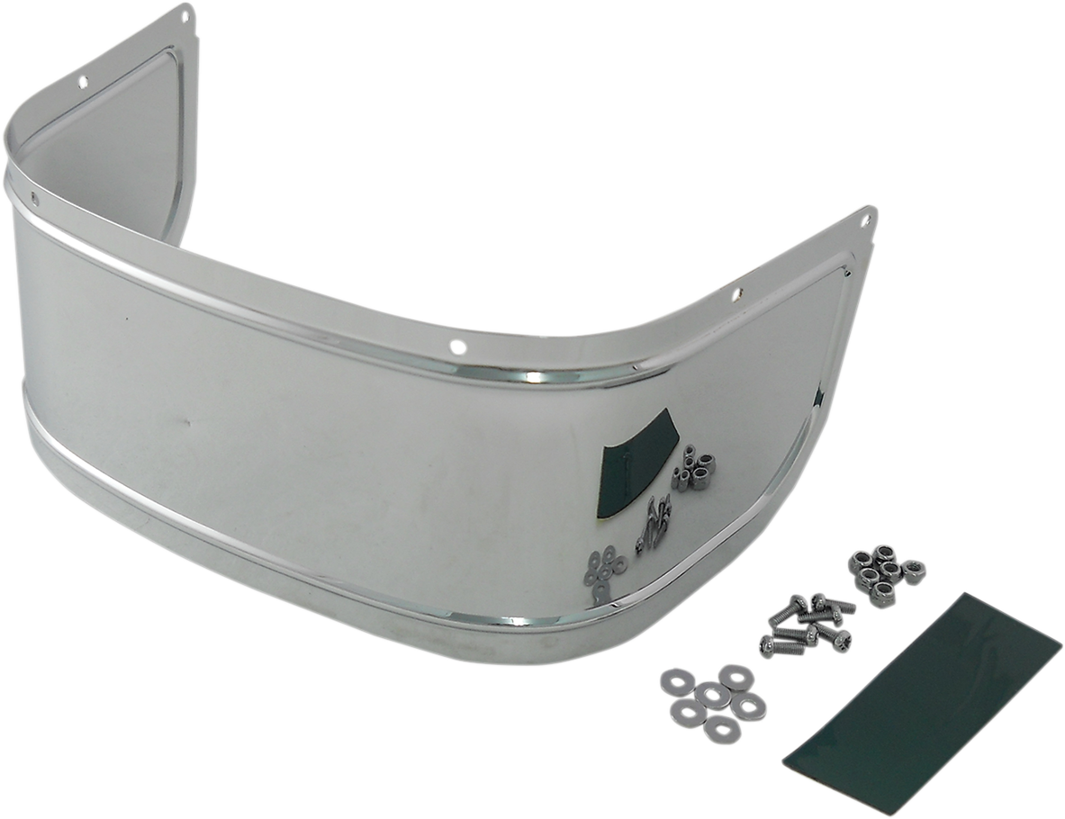 Faldón de salpicadera delantera  Cromada suave