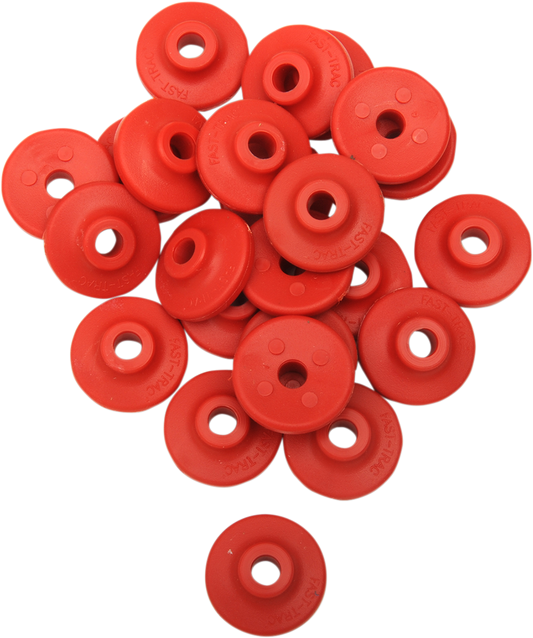 Extra Large Backer Plates - Red - Round - 24 Pack