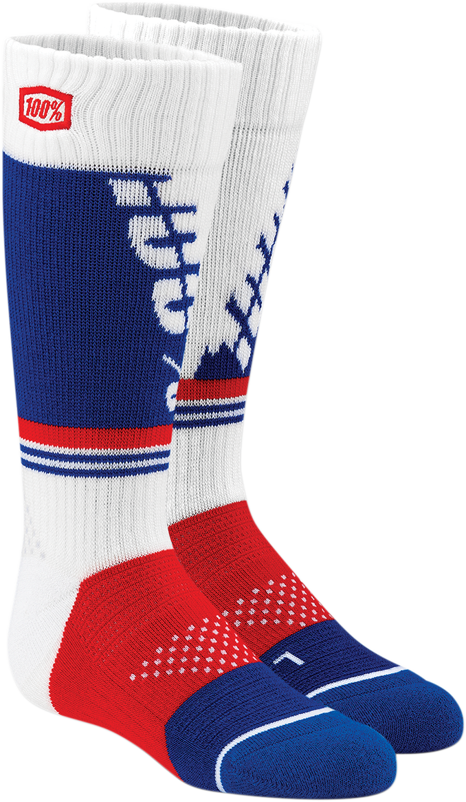 Youth Torque Socks - White - Large/XL