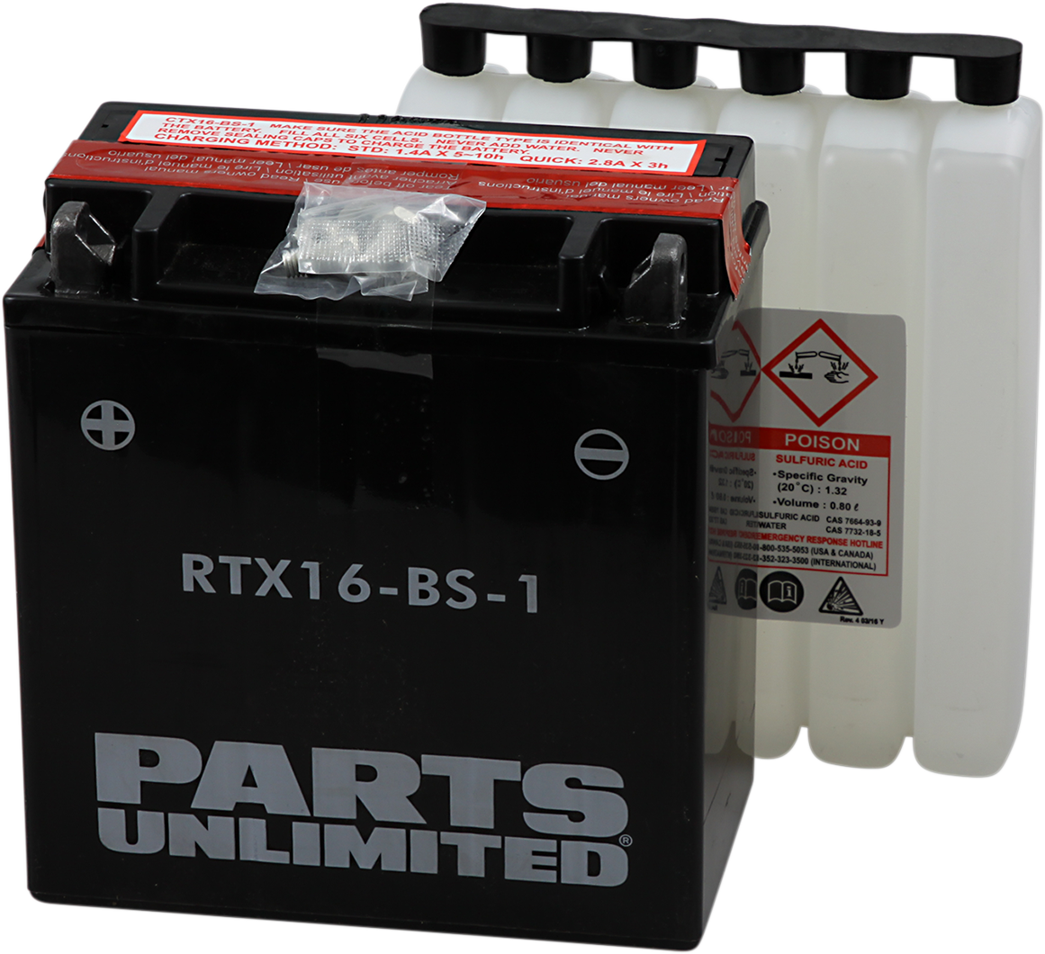 AGM Battery - YTX16-BS-1   .8 L