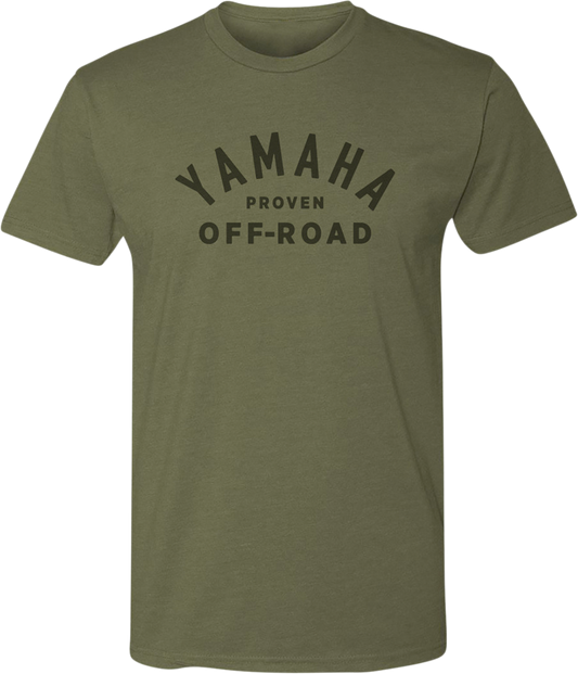 Yamaha Proven Off-Road T-Shirt - Olive Green - Large