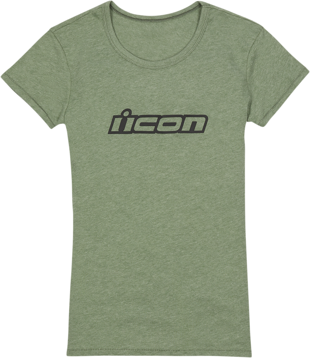 Playera ICON clásica para mujer  Verde