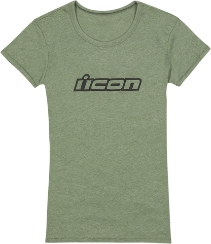 Playera ICON clásica para mujer  Verde