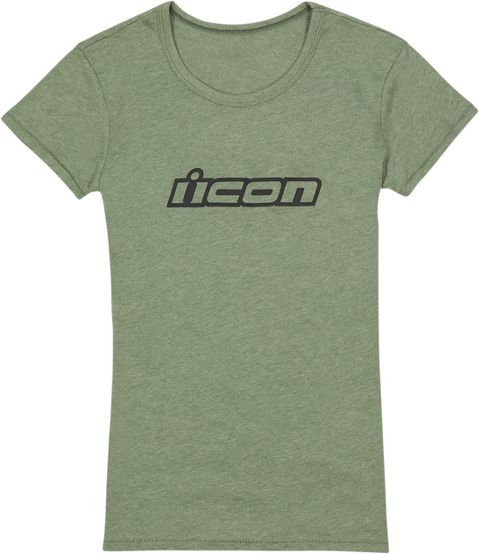 Playera ICON clásica para mujer  Verde