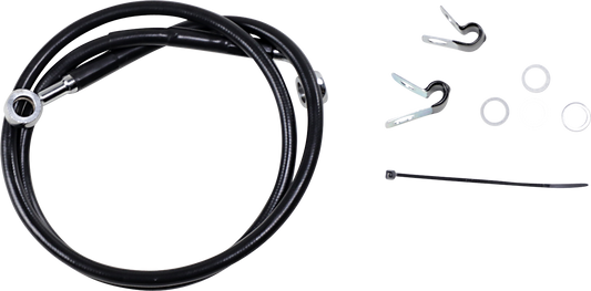 Front Brake Line XL883 04-10 Black