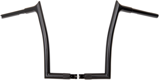 Black 14" Pointed Top Handlebar