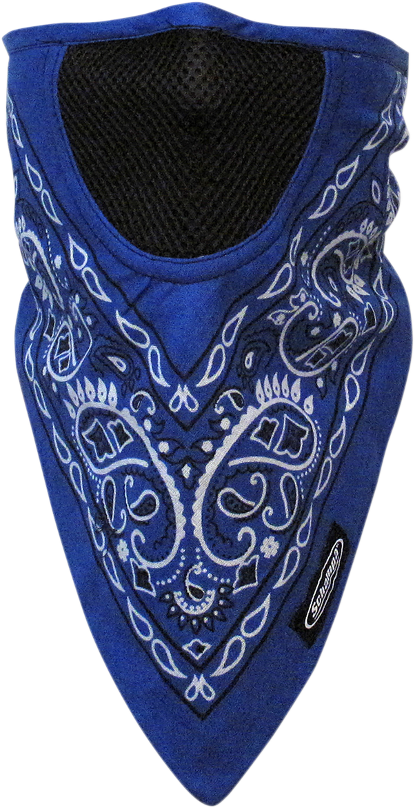 Face Mask - Facefit - Blue Paisley