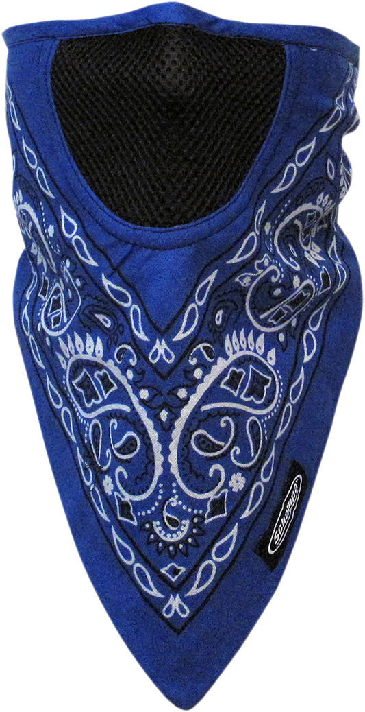 Face Mask - Facefit - Blue Paisley