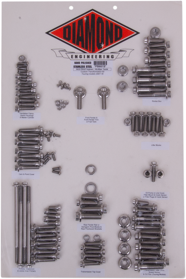 12-Point Transformation Bolt Kit - FLHT '07-'16