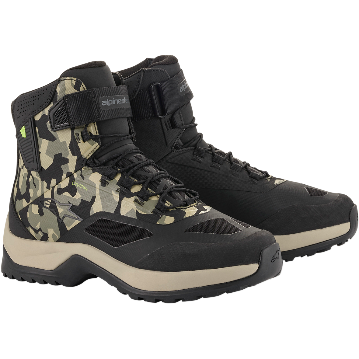 Botas ALPINESTARS CR-6 Drystar negras/camuflaje