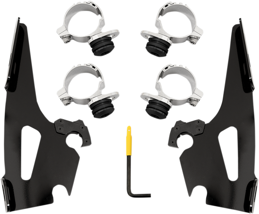 Fats/Slim/Sportshield Mounting Kit - Black - Scout