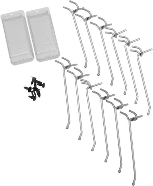 Ganchos para exhibidor cromo