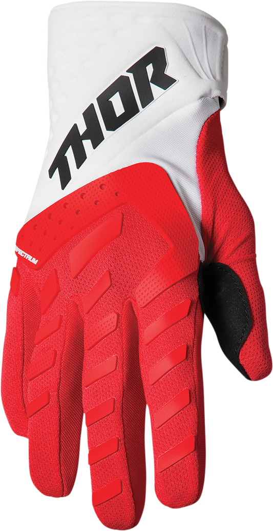 Spectrum Gloves - Red/White - XS