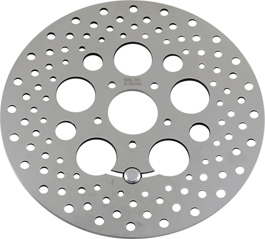 Drilled Brake Rotor - Front - 11.8 - Touring/Trike"