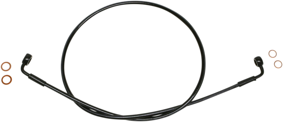 Brake Line - EZ Align - Stainless Steel - Black