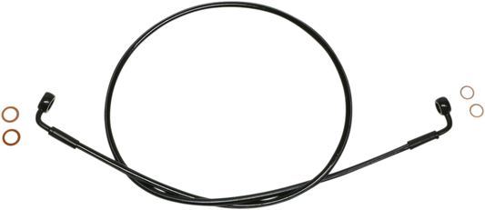 Brake Line - EZ Align - Stainless Steel - Black