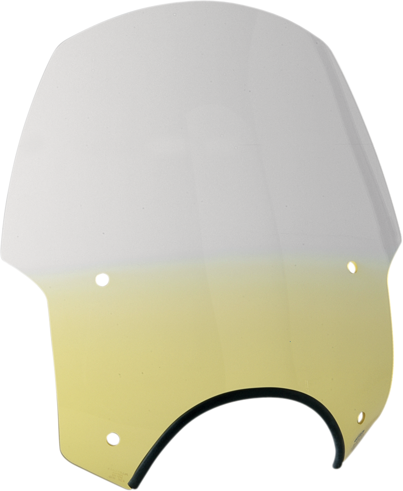 Alley Cat Windshield - 9" Headlight Cutout - Yellow