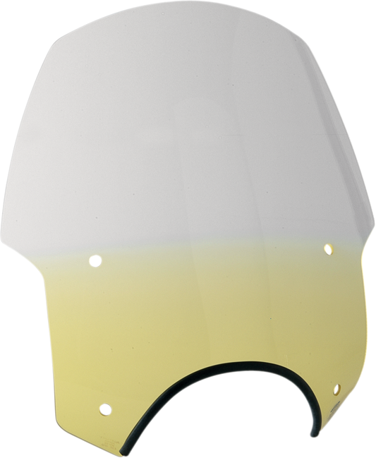 Alley Cat Windshield - 9" Headlight Cutout - Yellow