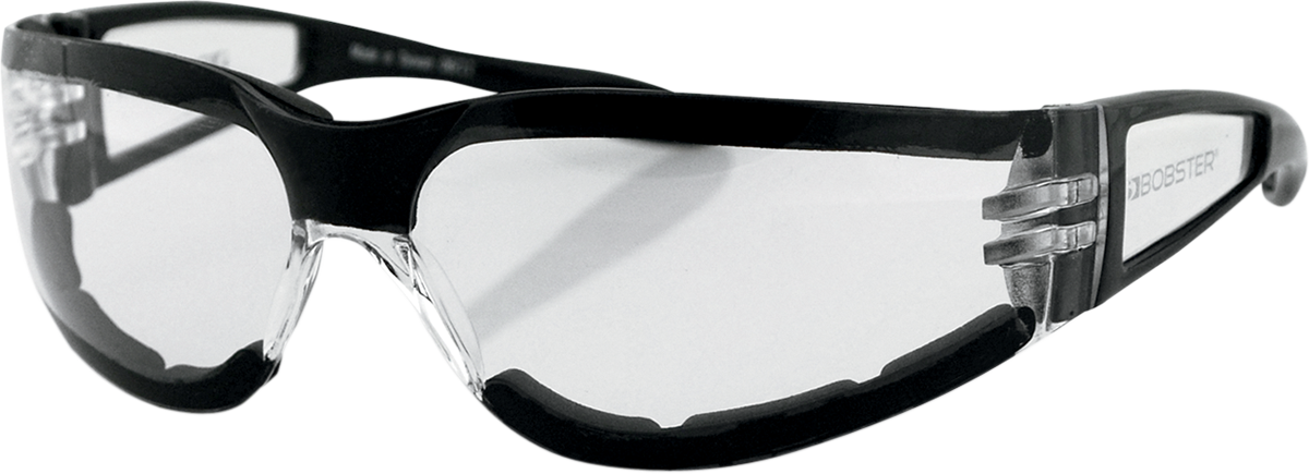 Shield II Sunglasses - Gloss Black - Clear