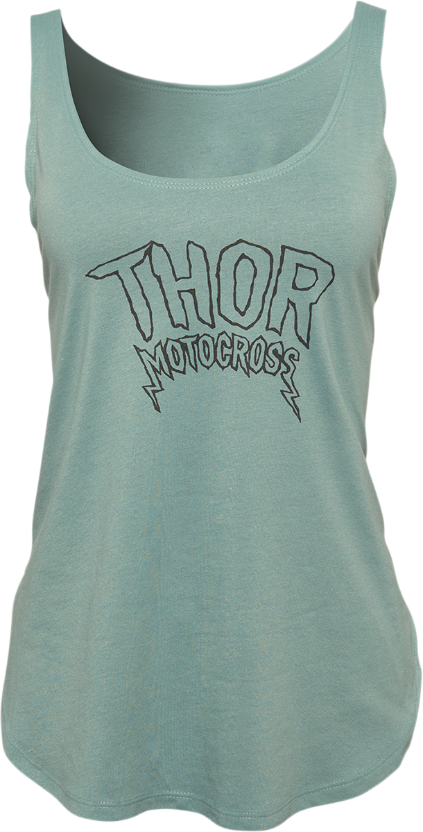 Women's Rocker Tank - Green - Medium