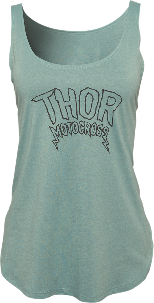 Women's Rocker Tank - Green - Medium