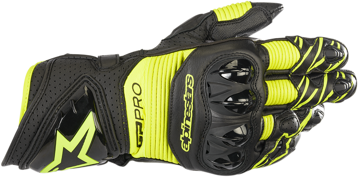 GP Pro R3 Gloves - Black /Yellow - Small