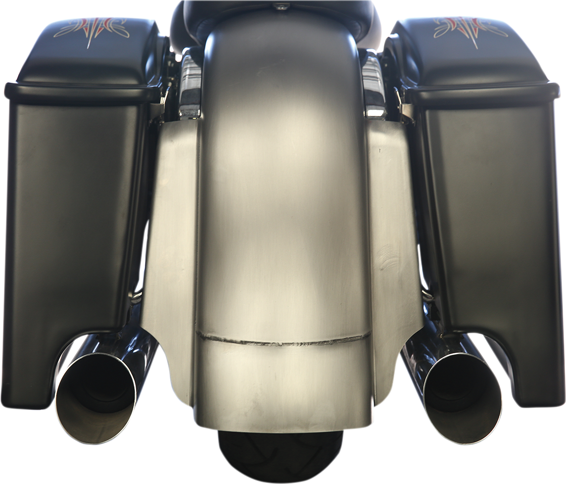 Rear Fender with Extension Smooth Steel '09'13 FL Ruta 70