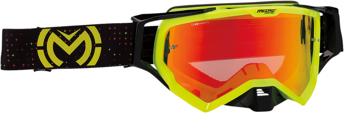 XCR Goggles - Pro Stars - Hi-Viz/Yellow