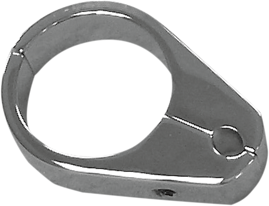 Cable Clamp - Single Throttle/Idle - 1-1/4" - Chrome