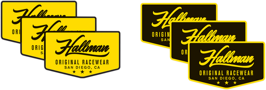 Hallman Decals - 6 Pack