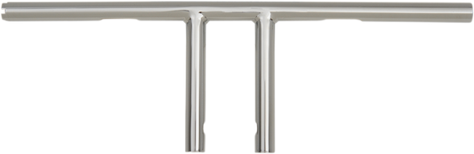 Chrome 6" T-Bar Handlebar w/ Dimples