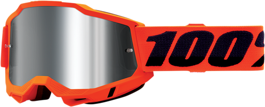 Accuri 2 Goggles - Neon Orange - Silver Mirror