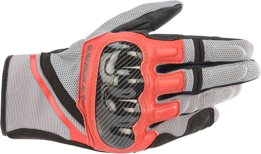 Guantes Chrome Alpinestars Gris/Negro/Rojo