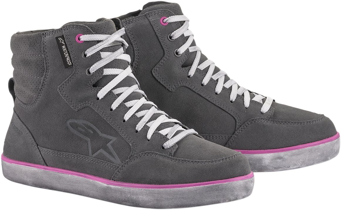 Botas para Mujer Alpinestars J - 6 Waterproof - Gris/Rosa