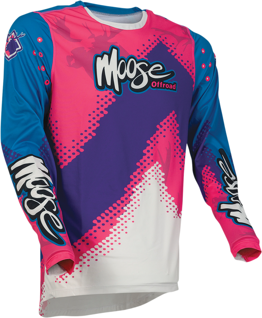 Agroid Jersey - Pink/Blue/Purple - Small