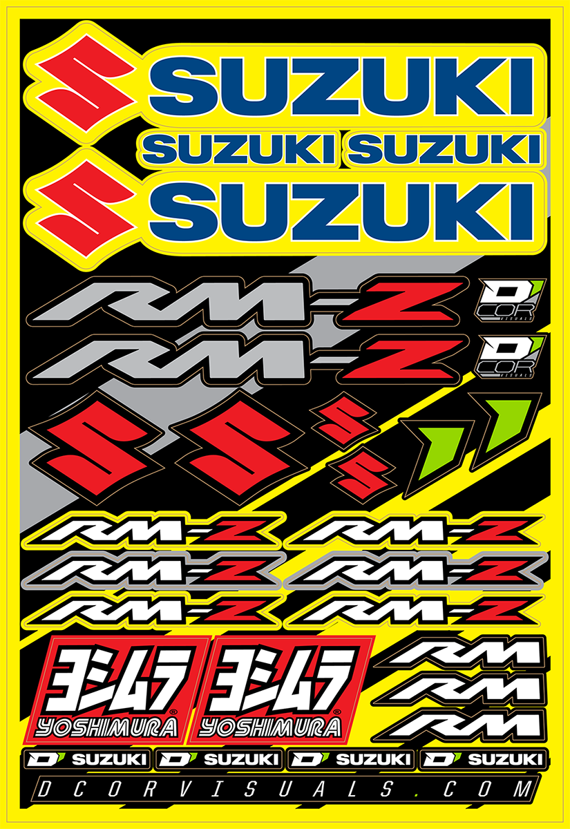 Decal Sheet - Suzuki RM-Z