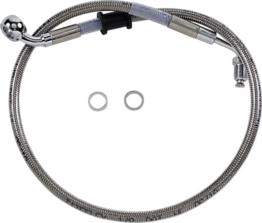 Brake Line - +2" - Stainless Steel - '18-'20 Softail