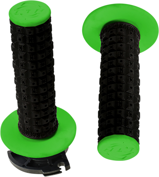 Grips - Defy - Lock-On - Black/Green