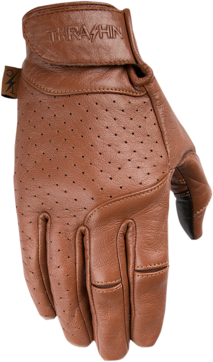 Siege Leather Gloves - Brown - Small