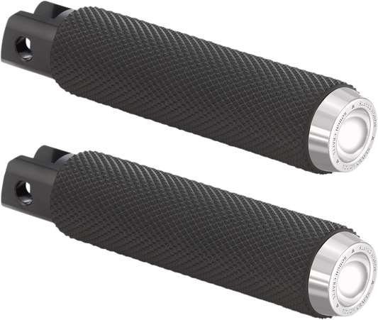 Driver Peg - Chrome - Knurled