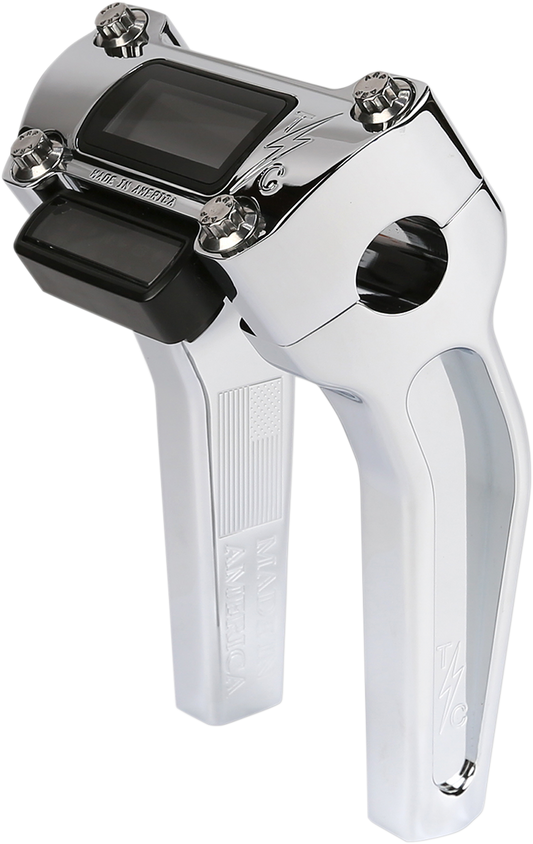 Barra de Manillar Cromo 6-1/2" con Recorte para Manómetro